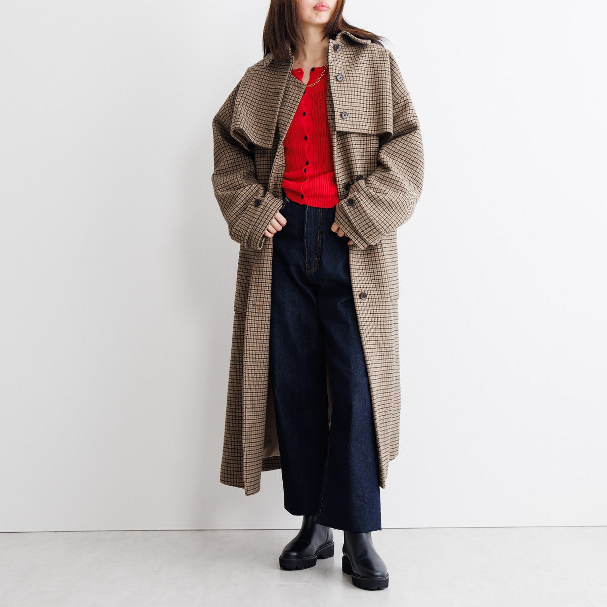 【25AW】トラックソールサイドゴアベルトブーツ/651406