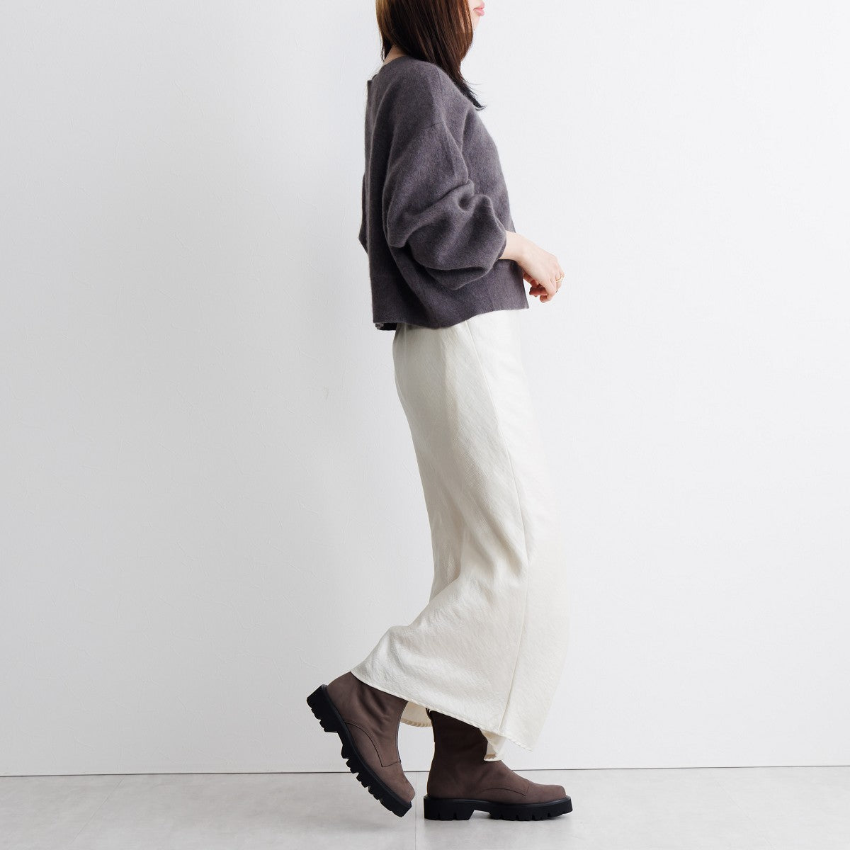 【25AW】フロントジップブーツ/651409