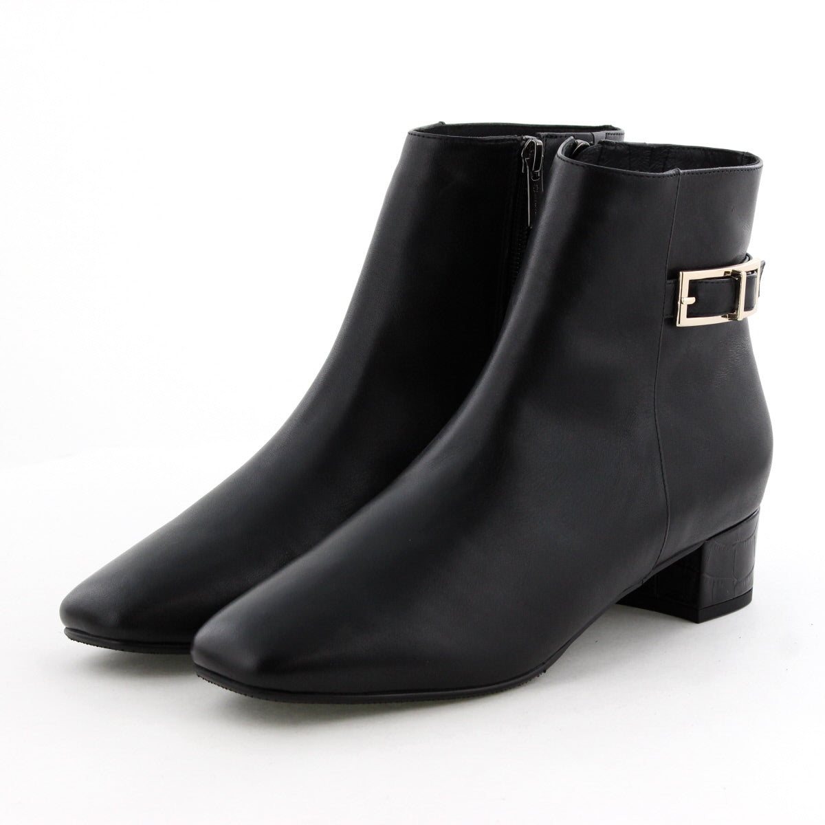 《予約/11月下旬頃入荷予定》スクエアバックルサイドベルトブーツ/651417