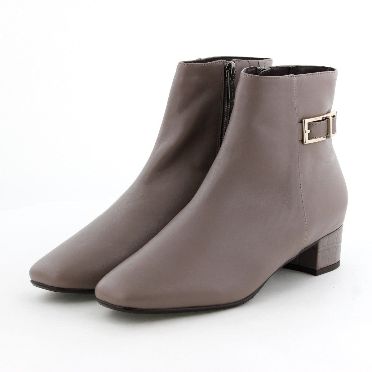 再値下げ】スクエアバックルサイドベルトブーツ/651417