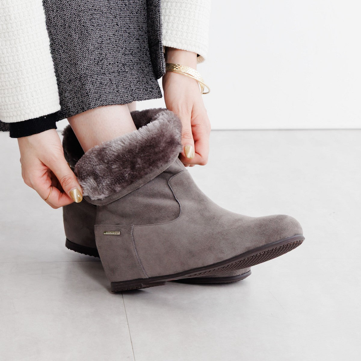 【25AW】2WAYファーブーツ/651418