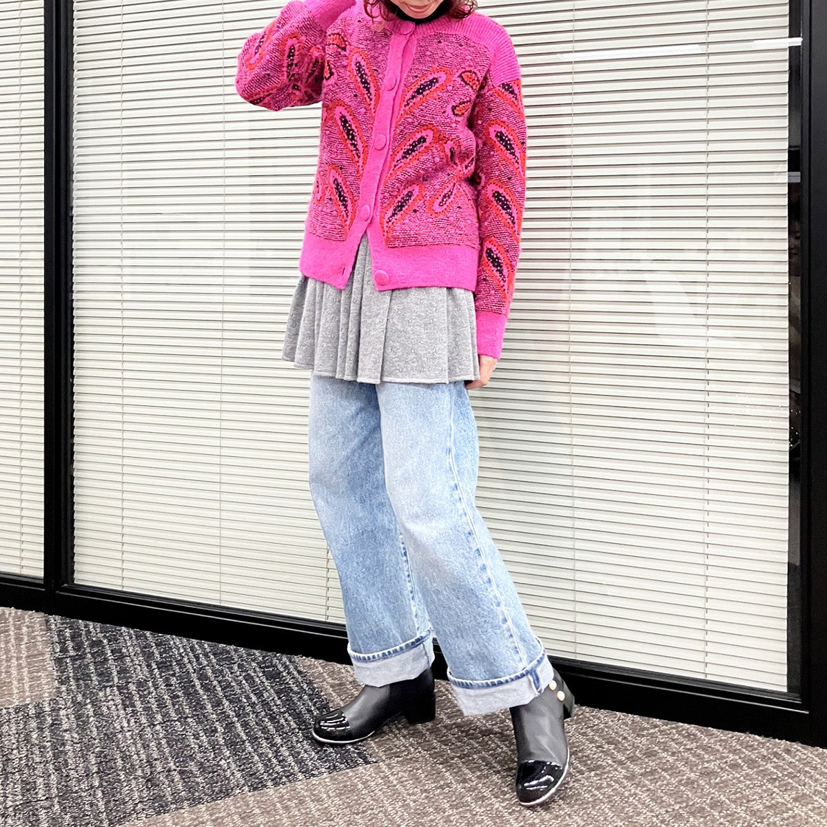 《予約/1月中旬入荷予定》【SALE】パールアクセントサイドゴアブーツ/651425