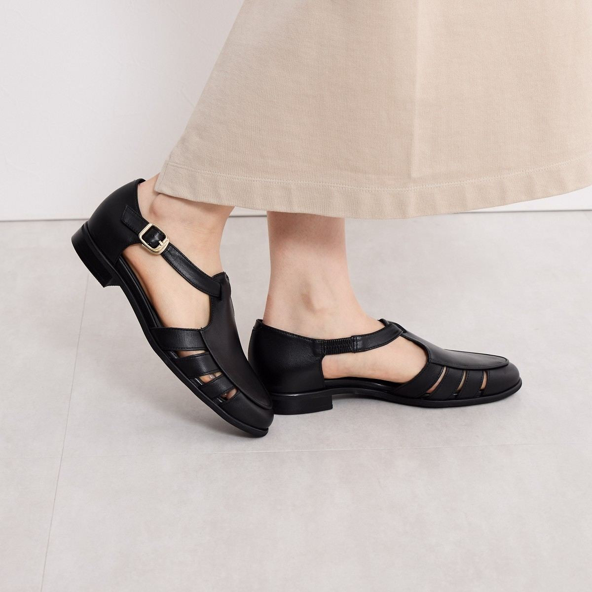 【SALE】Tストラップグルカシューズ/651502