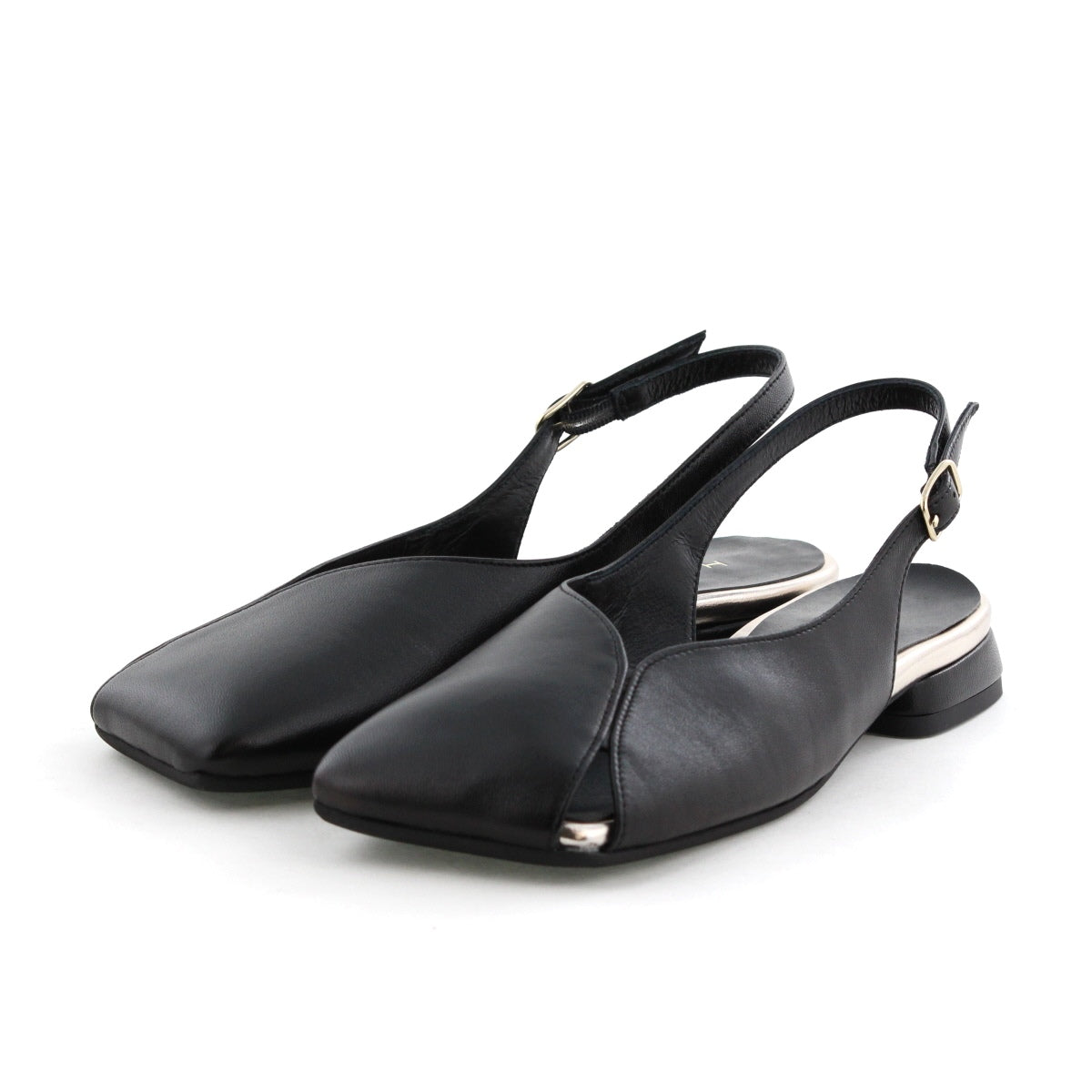 【SALE】ワイドスクエアトゥスリングバック/651503