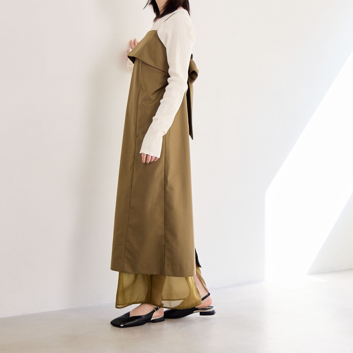 【SALE】ワイドスクエアトゥスリングバック/651503