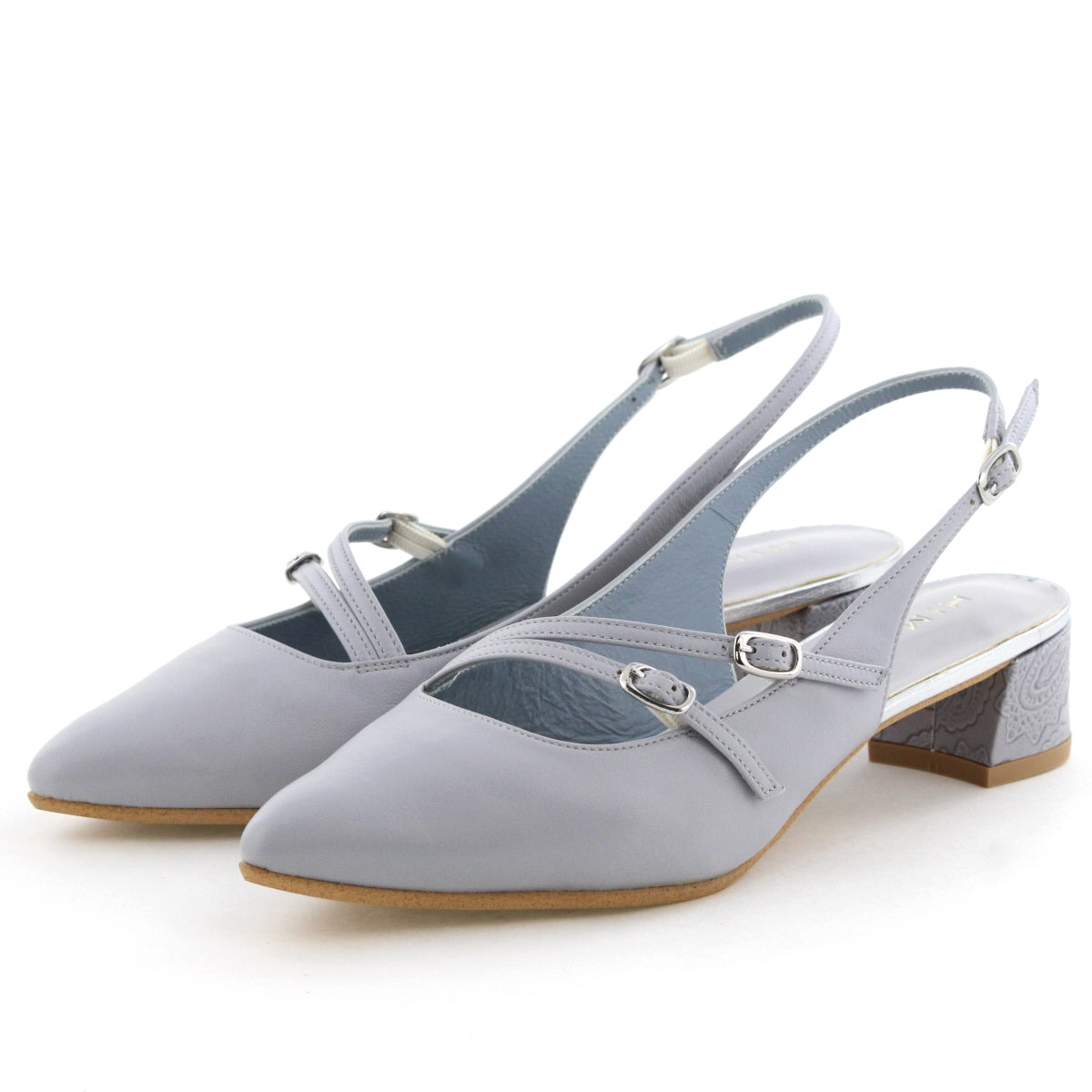 【SALE】ダブルベルトスリングバックパンプス/651506