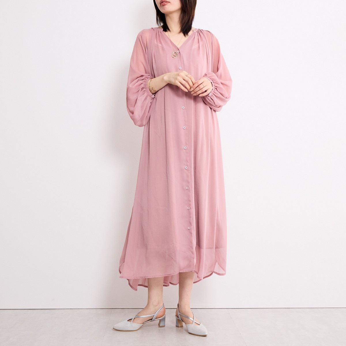 【SALE】ポインテッドトゥクロスバックストラップ/651509