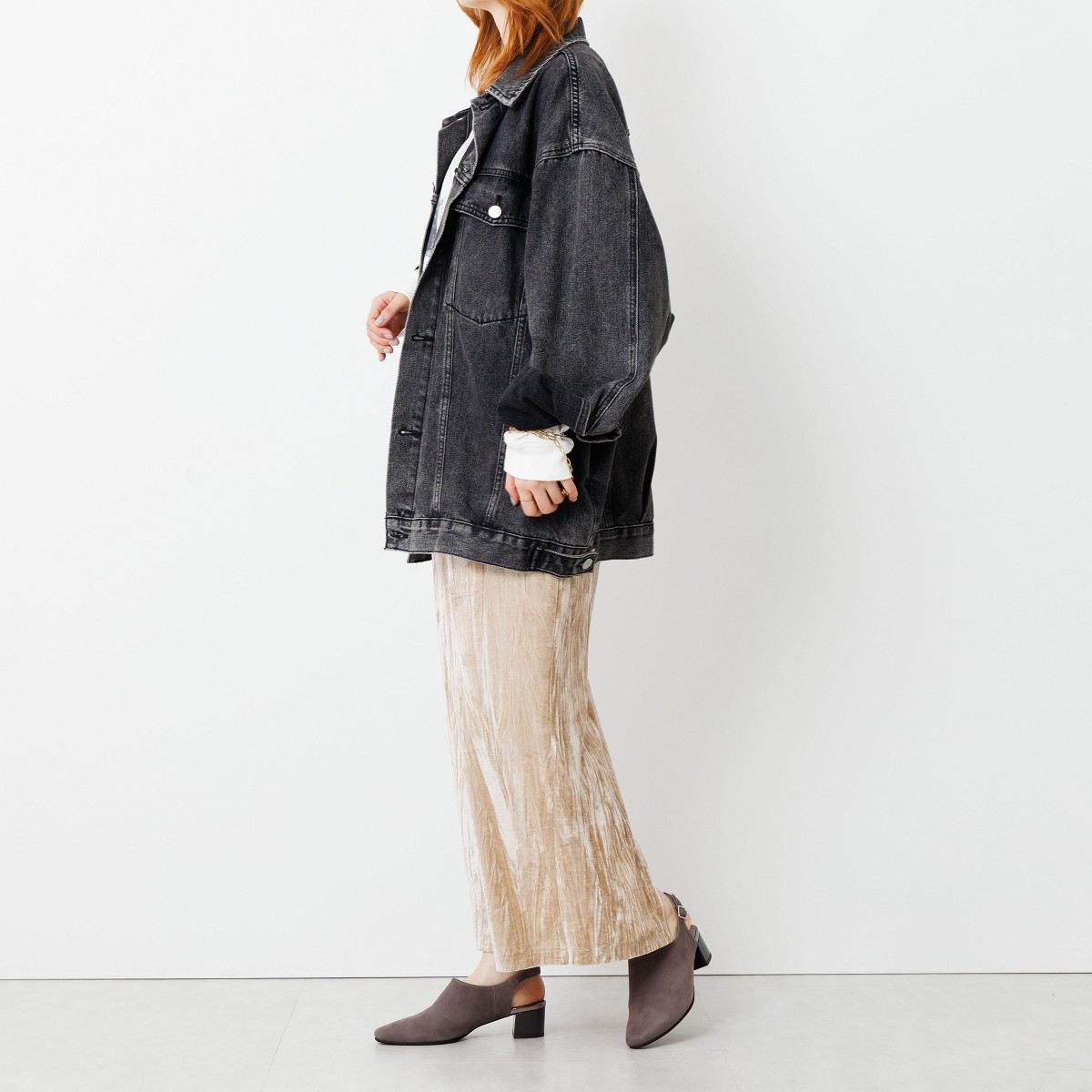【25AW】ヒールアップカバードシューズ/651514