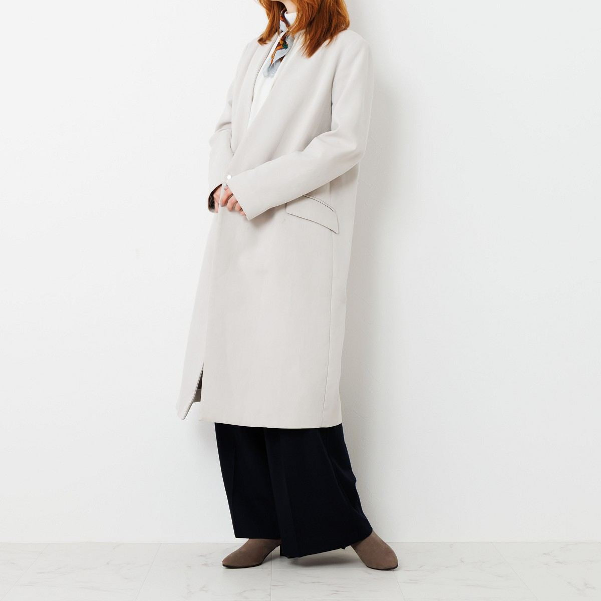 《予約/11月中旬入荷予定》5.5cmヒールベルトパーツデザインブーツ/653401
