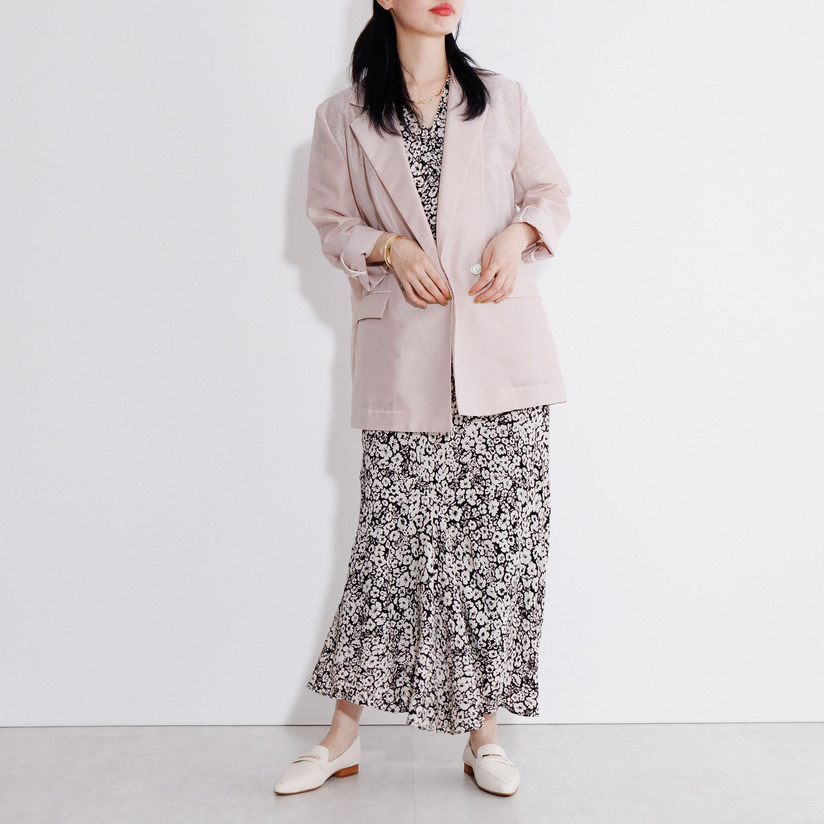 【26SS】メタルバーポインテッドローファー/661101