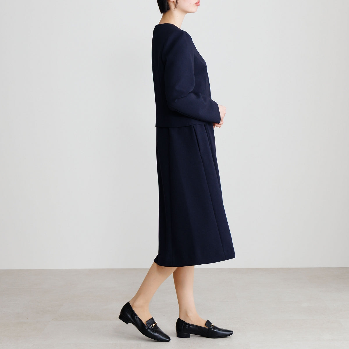 【26SS】カカトシャーリングソフトローファー/661102