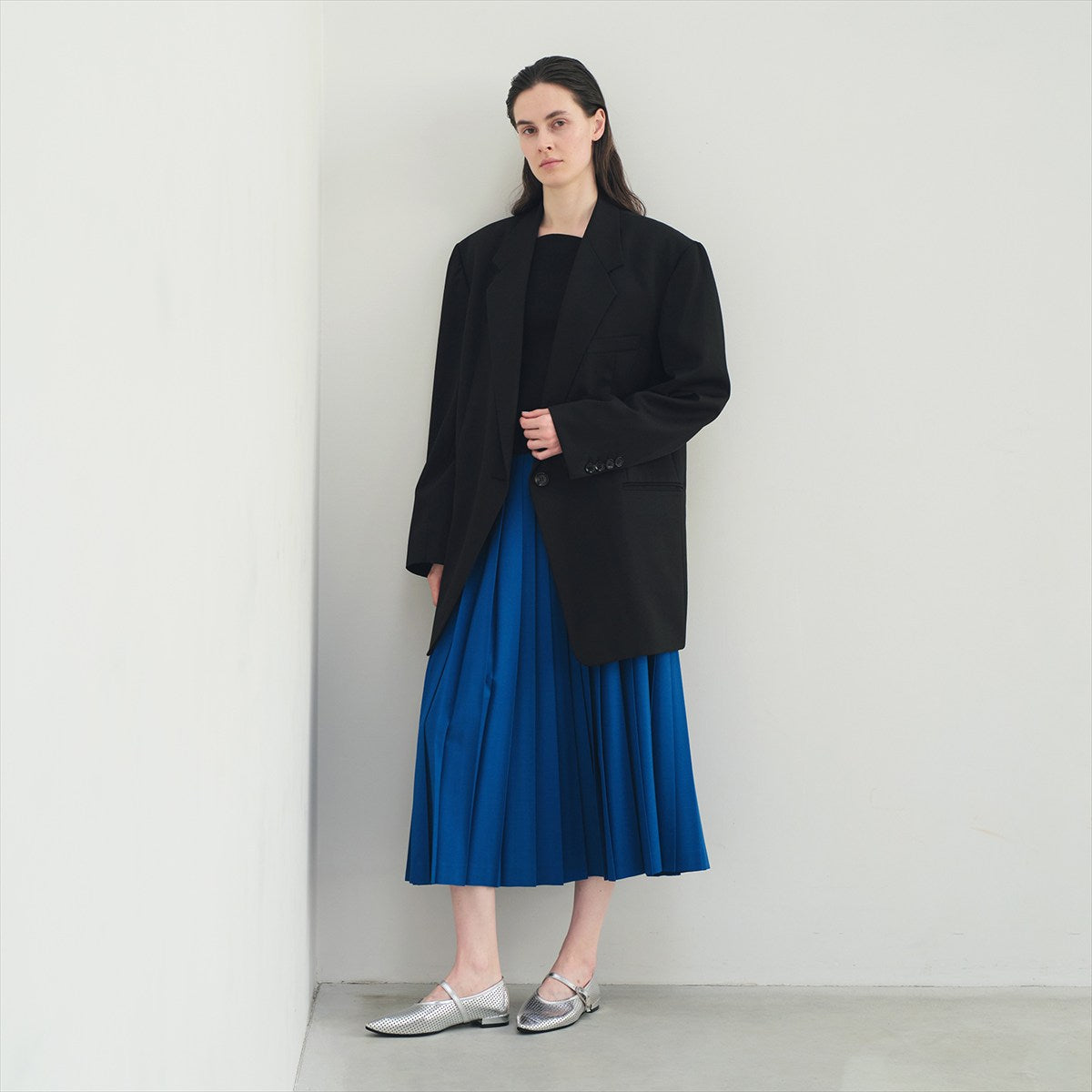 【26SS】パンチングレザーメリージェーンパンプス/661103