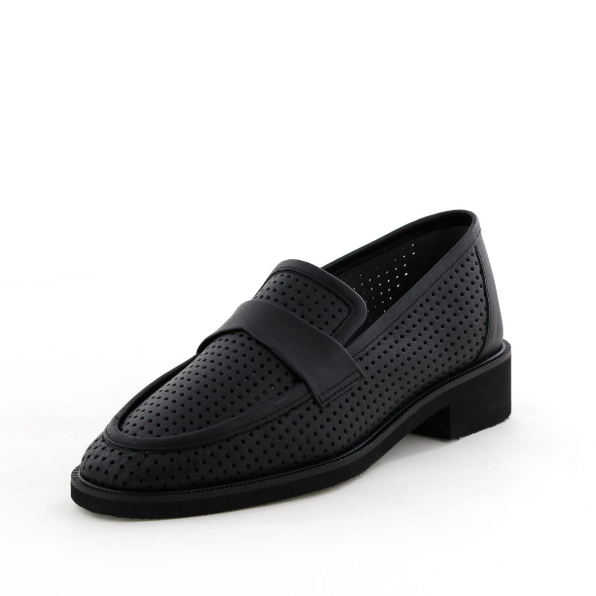 【26SS】パンチングレザーソフトローファー/661105