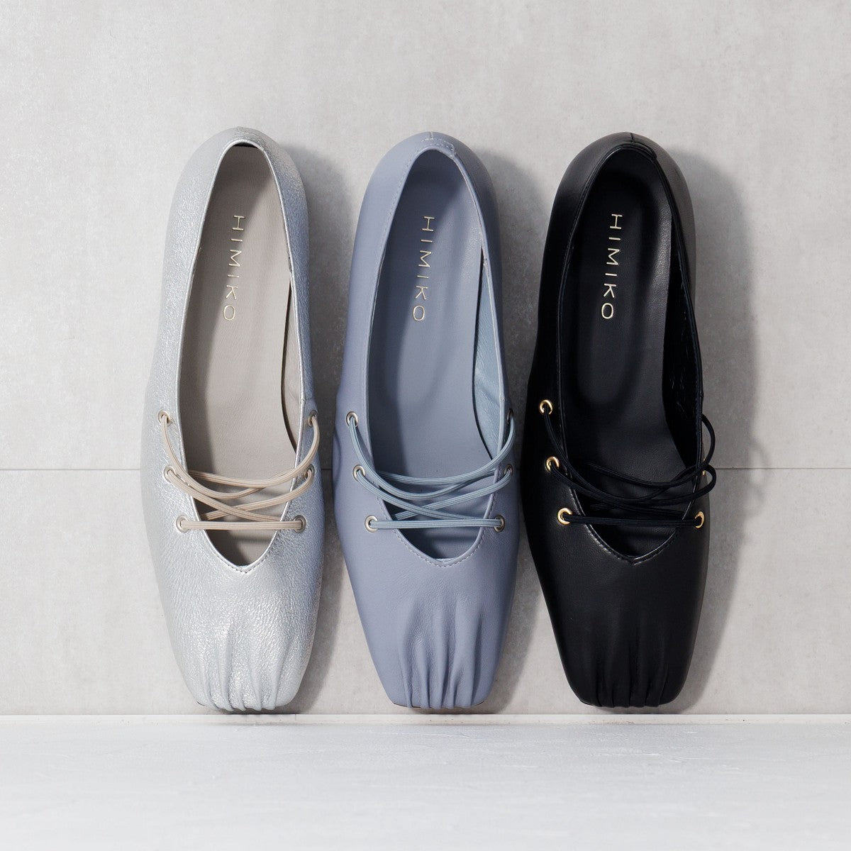 【26SS】クロスゴムフラットパンプス/661106