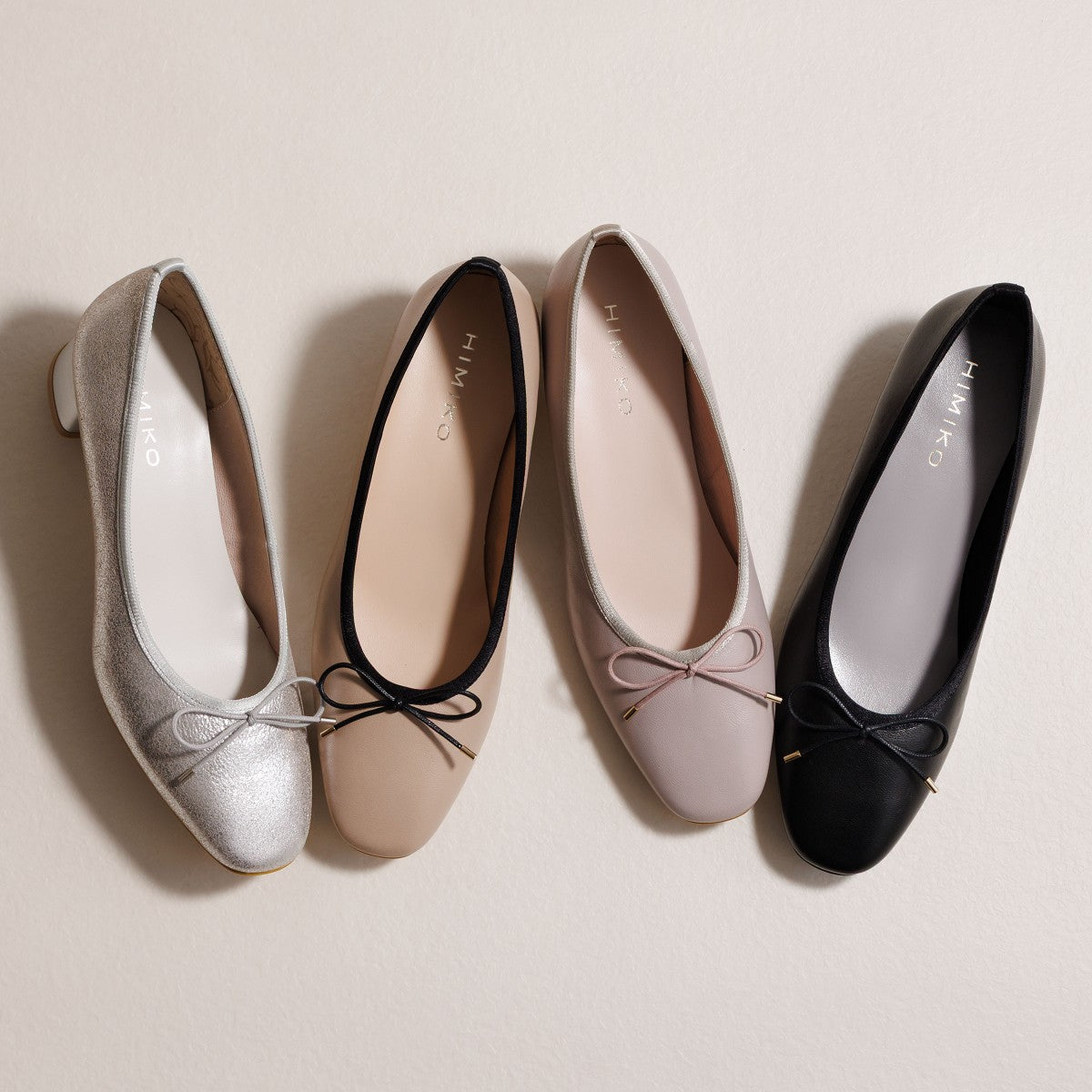 《予約/4月中旬入荷予定》4cmヒールバレエパンプス/661110