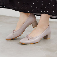 【SALE】4cmヒールバレエパンプス/761110