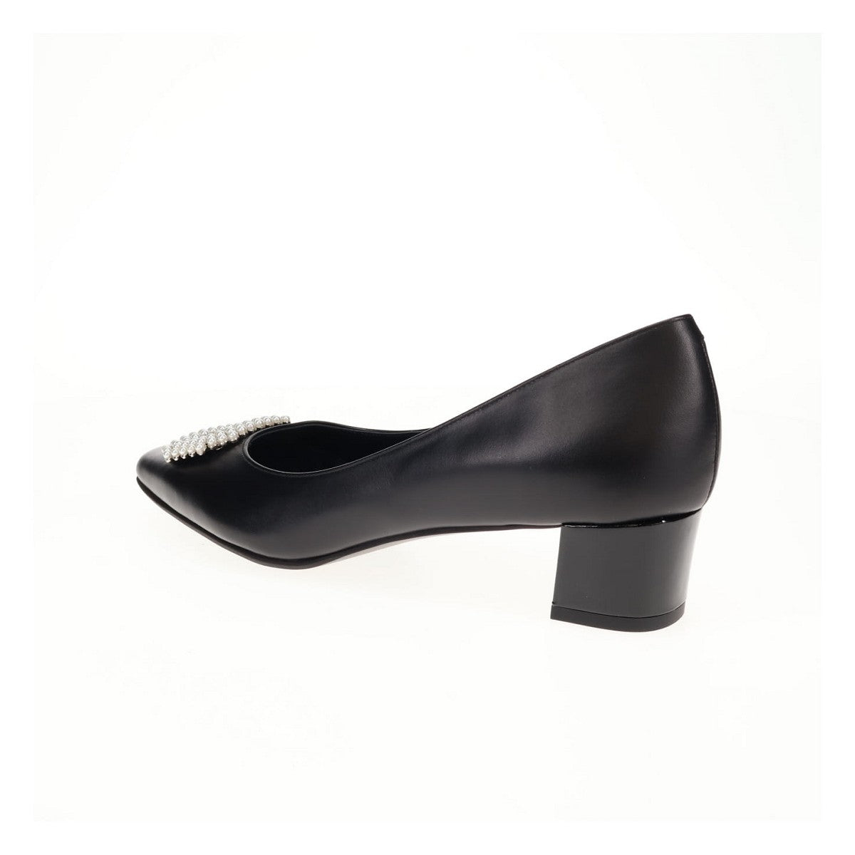 【26SS】4cmヒールパールビジューパンプス/661113