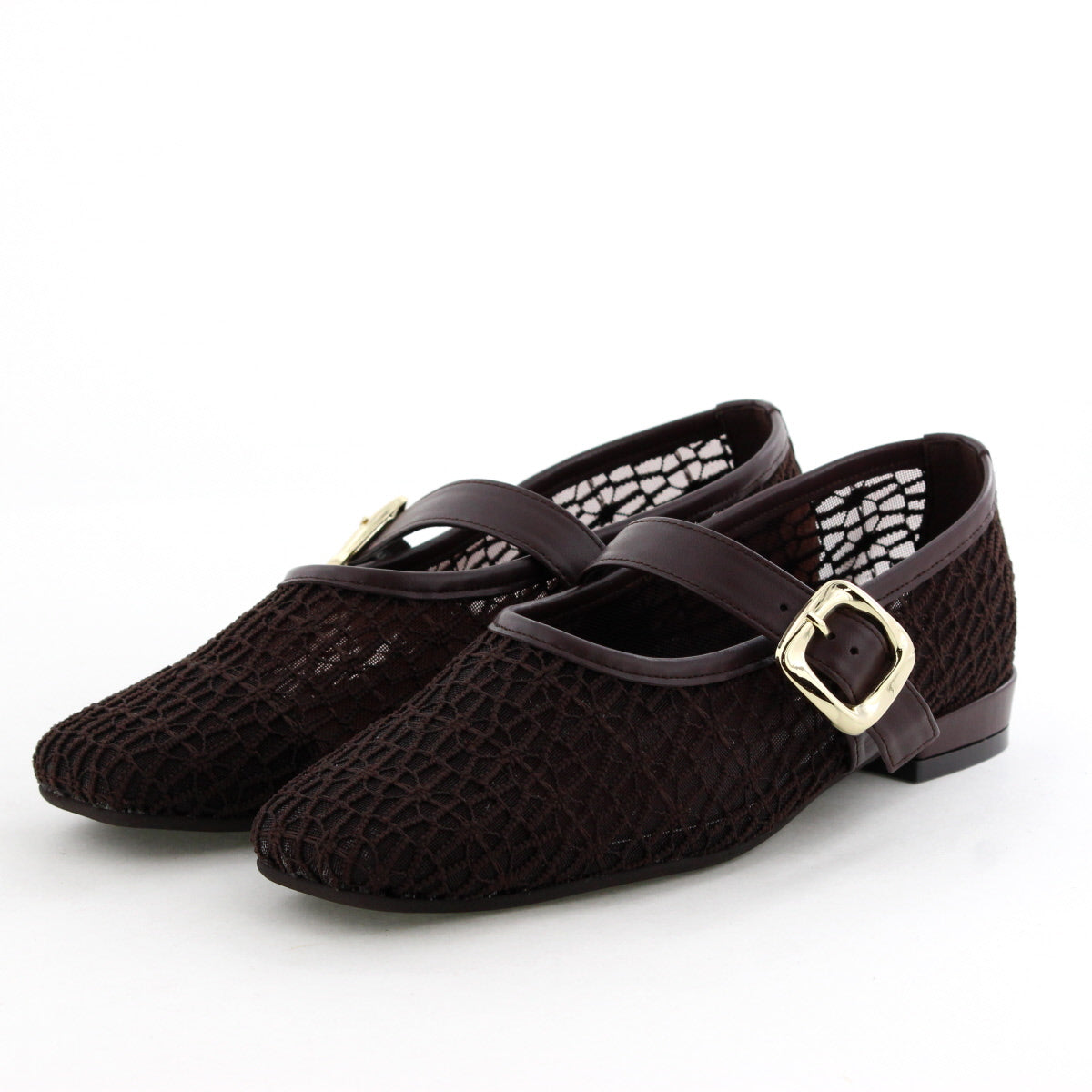 《26SS》チュールフラットメリージェーンパンプス/661115