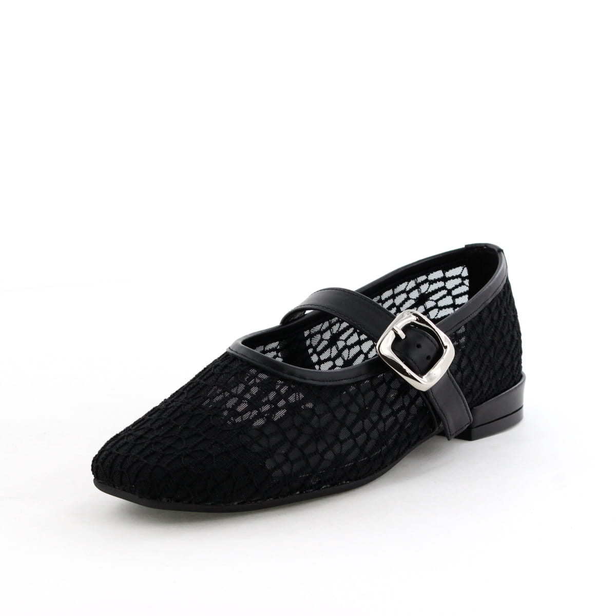 《26SS》チュールフラットメリージェーンパンプス/661115