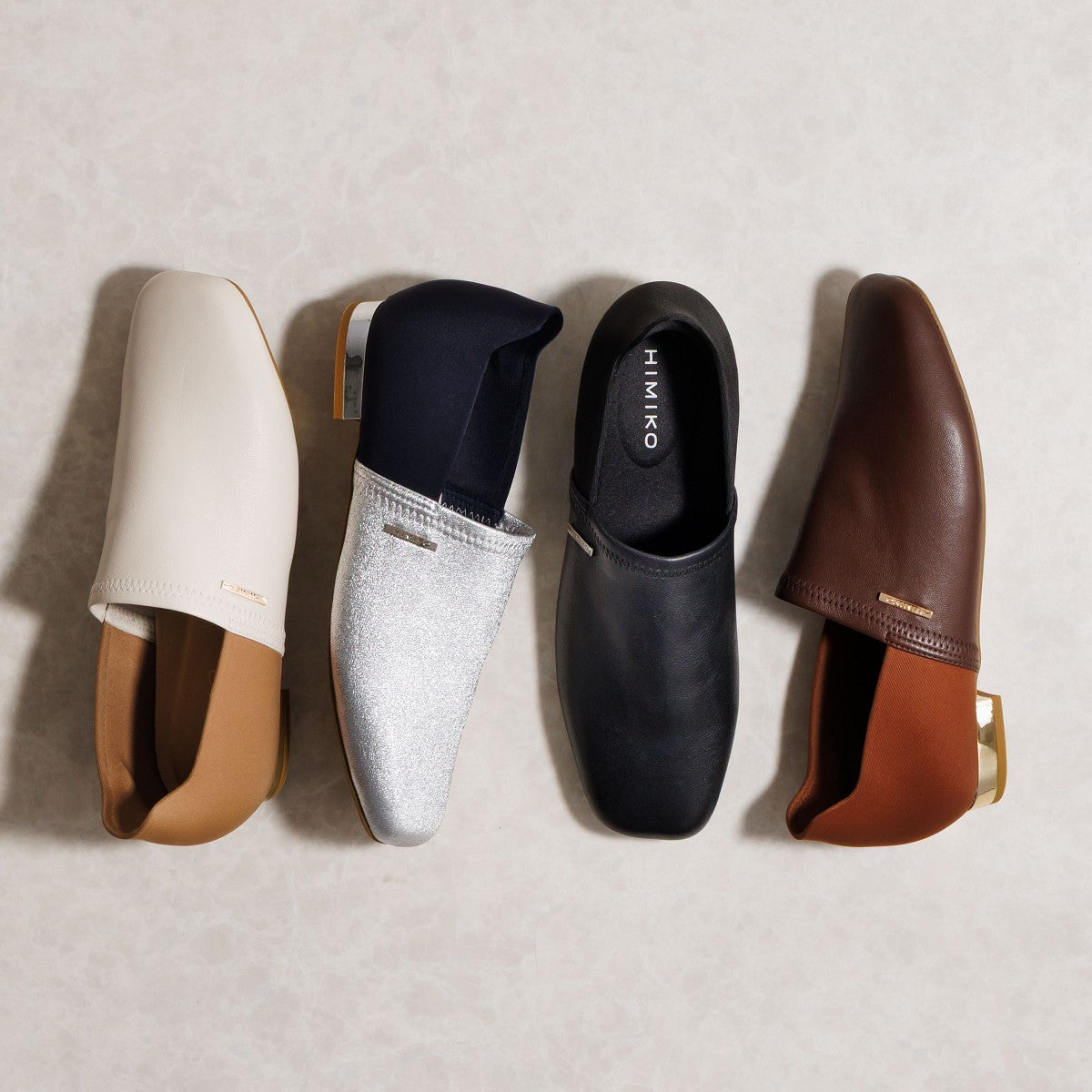 【オンラインショップ限定カラー入荷／瞬間フィット】ハンズフリーストレッチレザーパンプス/661118