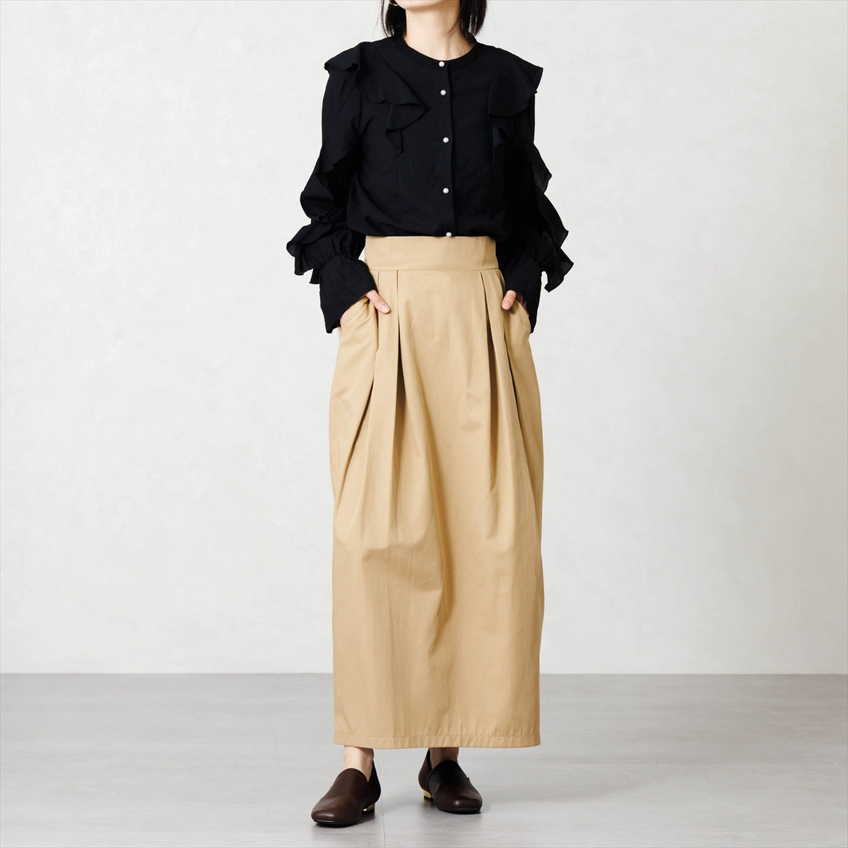 26AW新色追加】【瞬間フィット】ハンズフリーストレッチレザーパンプス
