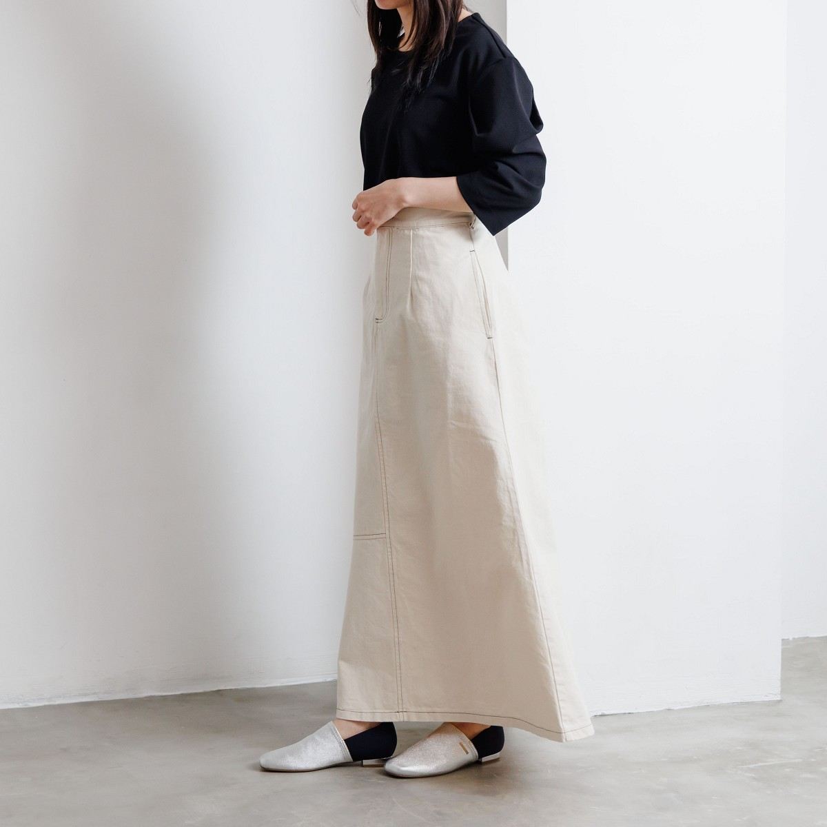 【先行販売】【瞬間フィット】ハンズフリーストレッチレザーパンプス/661118