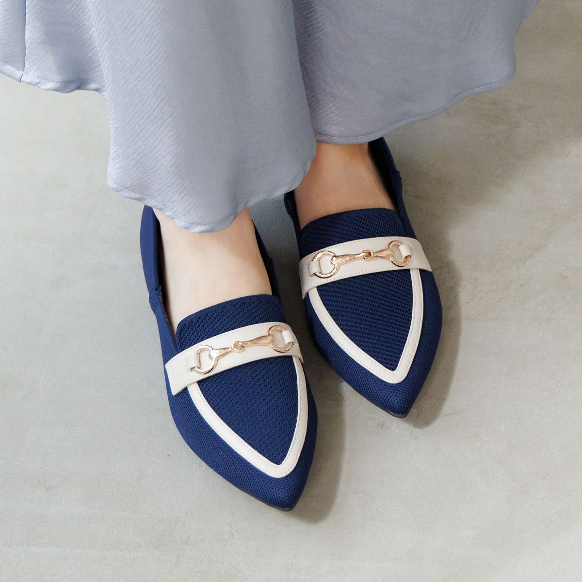 【先行販売】【瞬間フィット】ハンズフリーニットローファー/661119