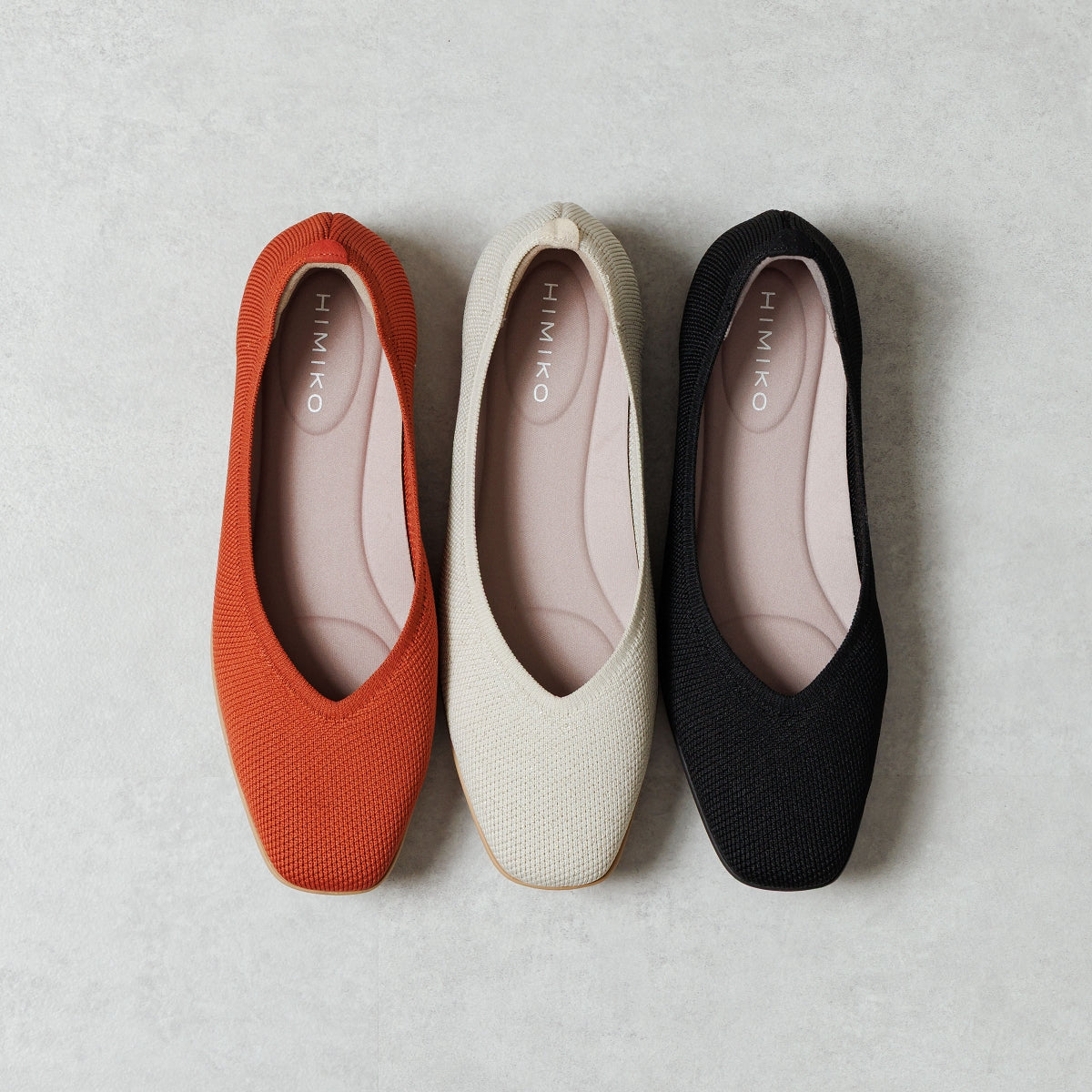 【26SS】洗えるスクエアトゥニットパンプス/661124