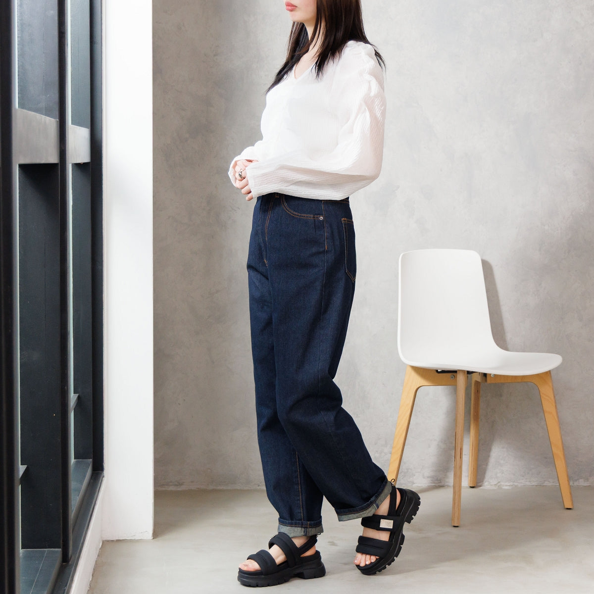 一部予約/6月下旬入荷予定》【26SS/再入荷】厚底パデットサンダル/