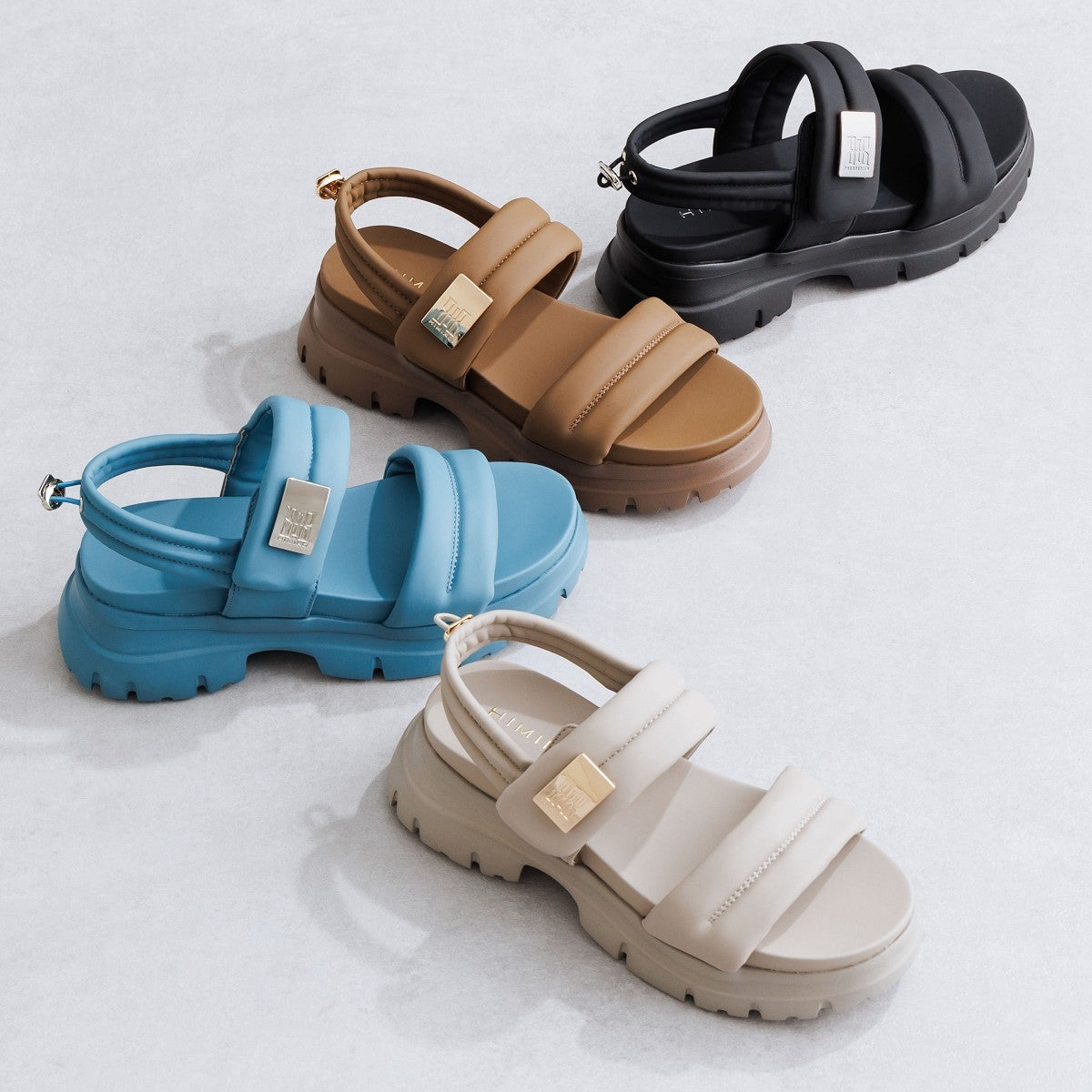 【26SS】厚底パデットサンダル/661201