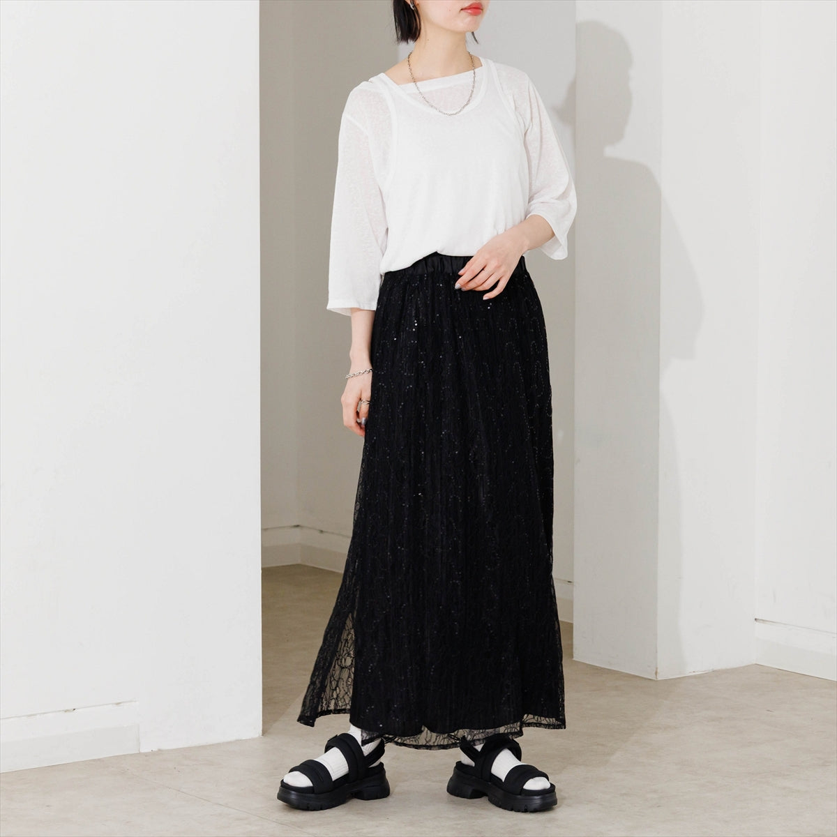 26SS/再入荷】厚底パデットサンダル/661201