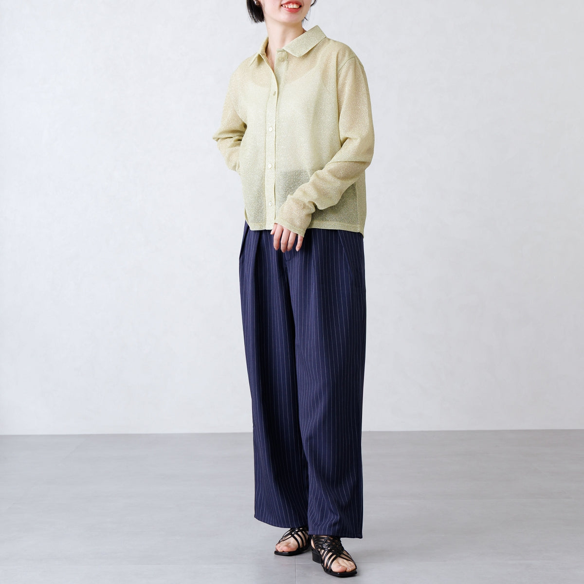 【SALE】【26SS】ケージストラッピーローヒールサンダル/661202