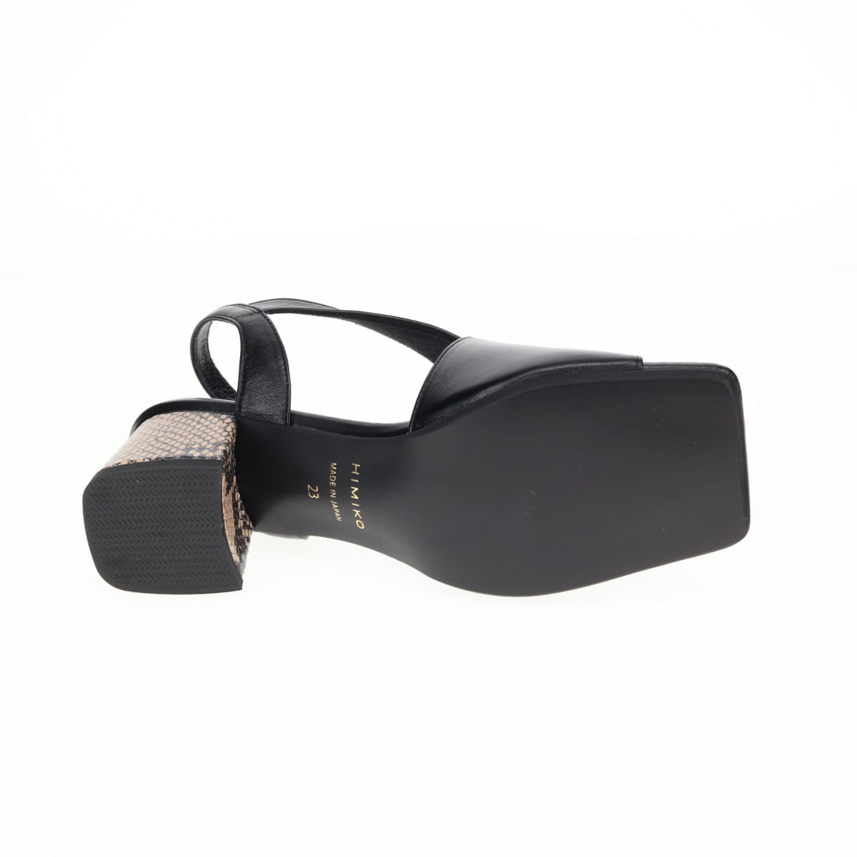 《予約/4月中旬入荷予定》ブロックヒールカバードクロスサンダル/661205