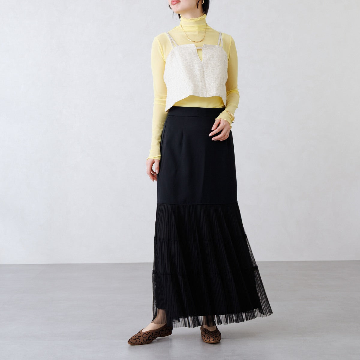 26SS/再入荷】洗えるVカットニットパンプス/661122