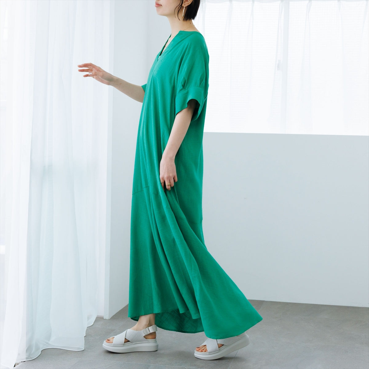 SALE】【26SS】ニットクロスベルトスポーツサンダル/661228