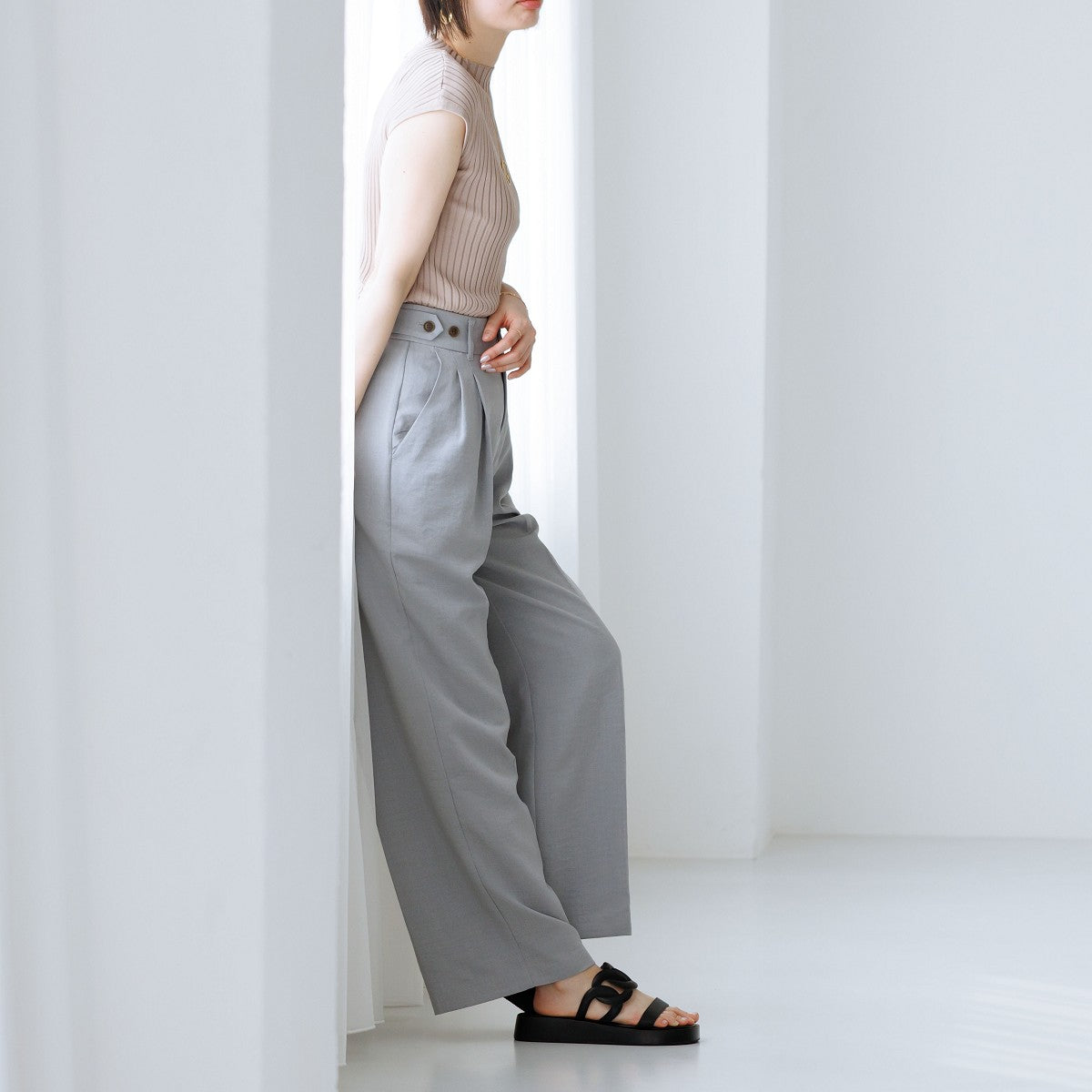 SALE】カットワークトラックソールサンダル/661234