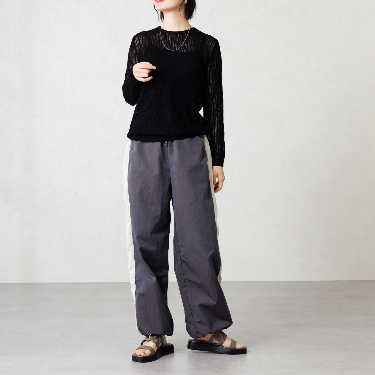 一部予約/6月下旬入荷予定》【26SS】カットワークトラックソール
