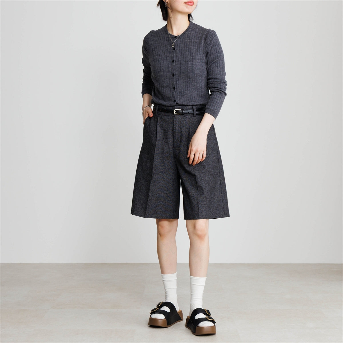 SALE】【26SS／WEB限定デザイン】ダブルバックルサンダル/661253