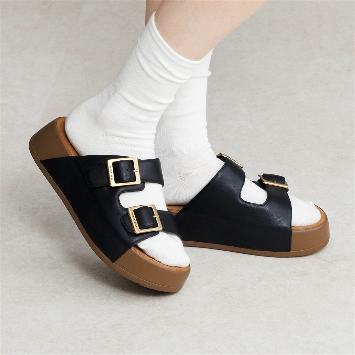 【SALE】【26SS／WEB限定デザイン】ダブルバックルサンダル/661253