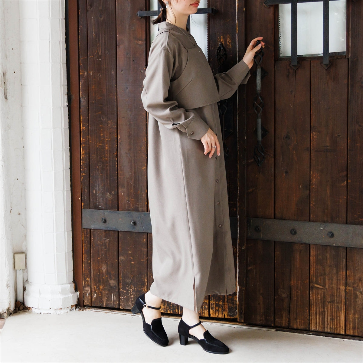 【26AW】モカデザインセパレートパンプス/661301