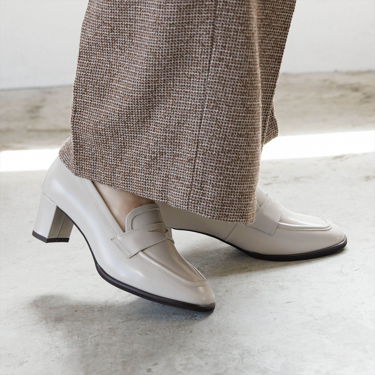 【26AW】5㎝ヒールローファー/661302