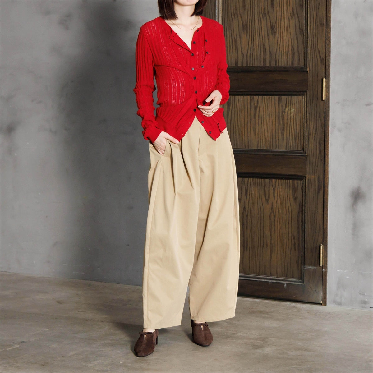 【26AW】リボンモチーフハイバンプシューズ/661306