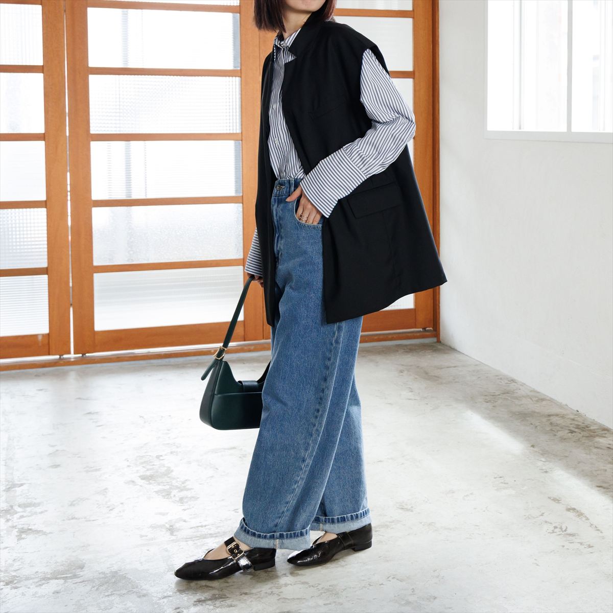 【26AW】ワイドベルトメリージェーンパンプス/661307