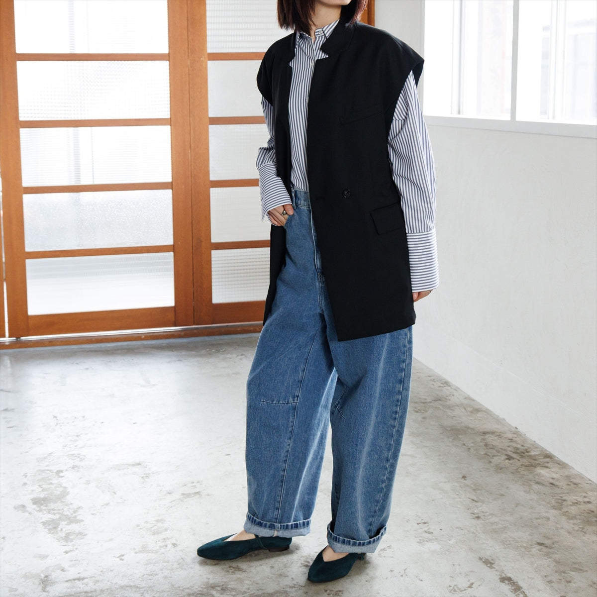 【26AW】メリージェーンフラットパンプス/661317
