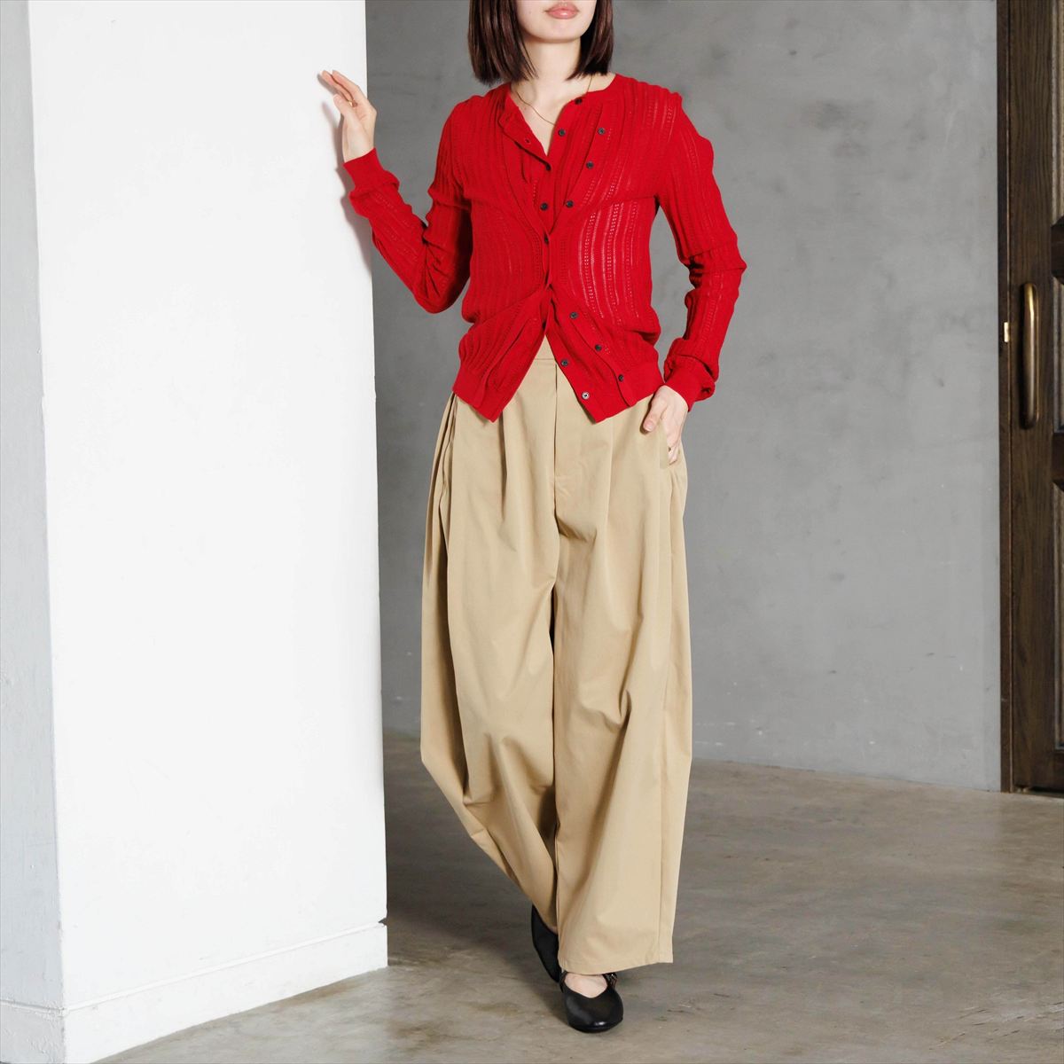 【26AW】メリージェーンフラットパンプス/661317