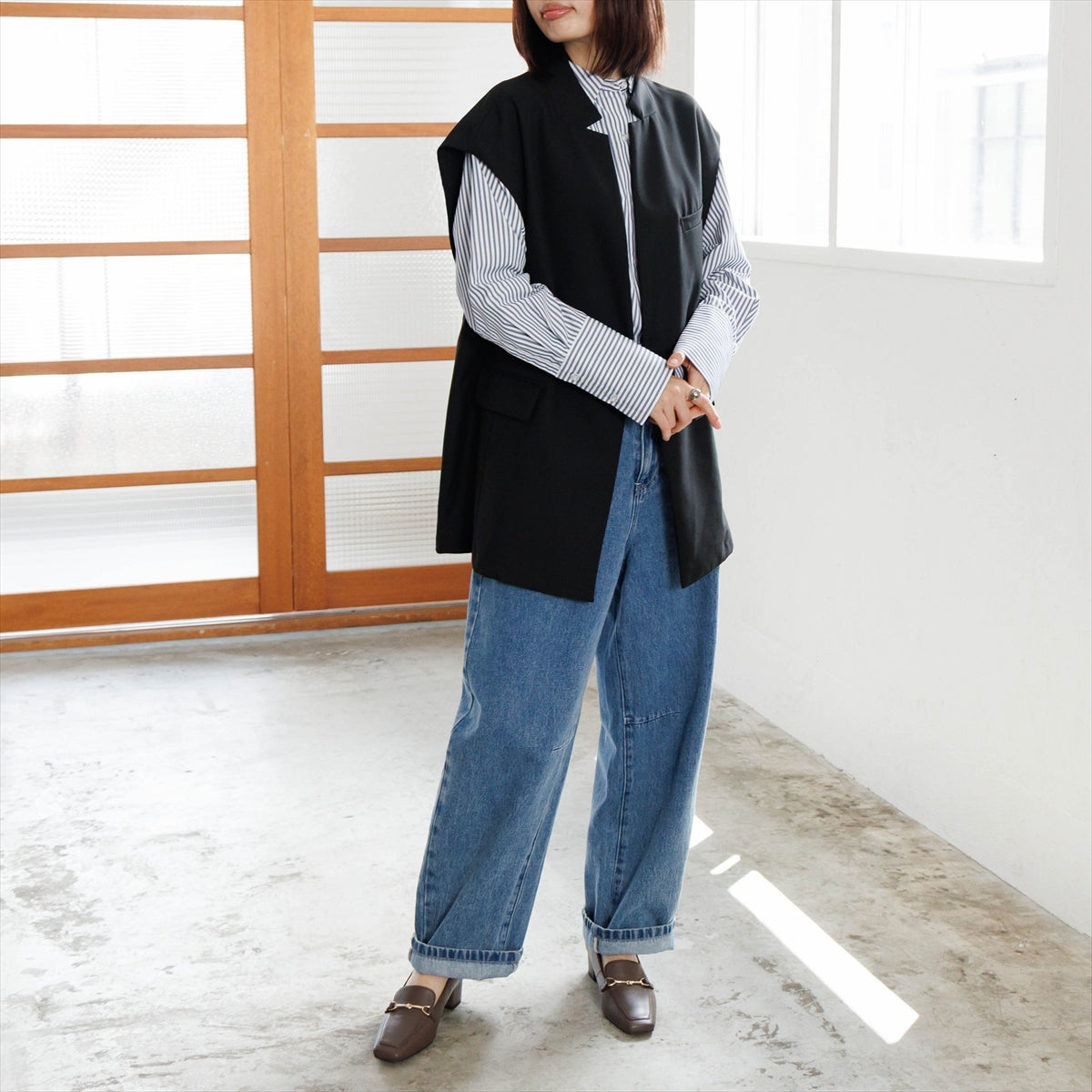 《予約／9月中旬入荷予定》【26AW】4cmヒールビットローファー/661320