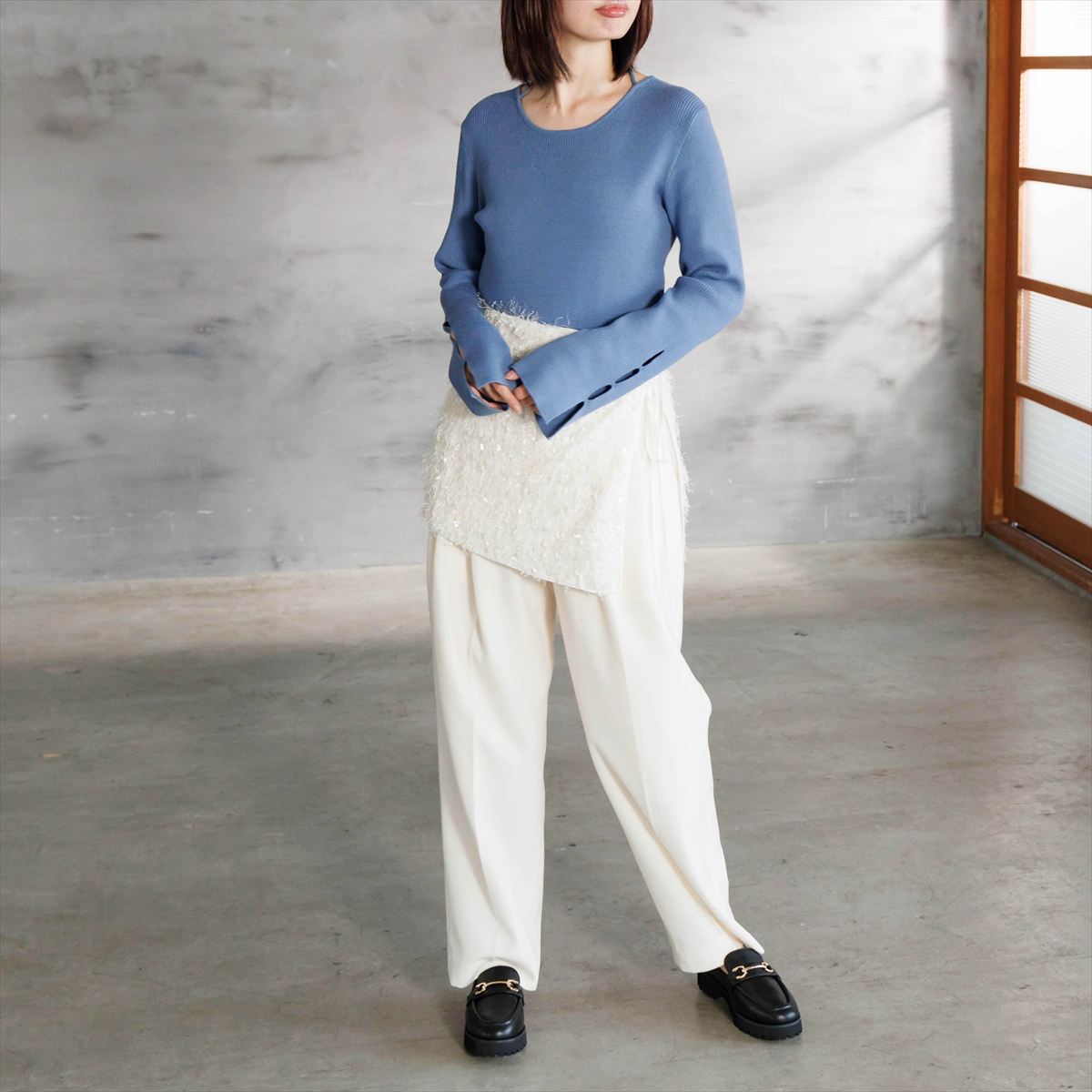 【26AW】トラックソールビットローファー/661322