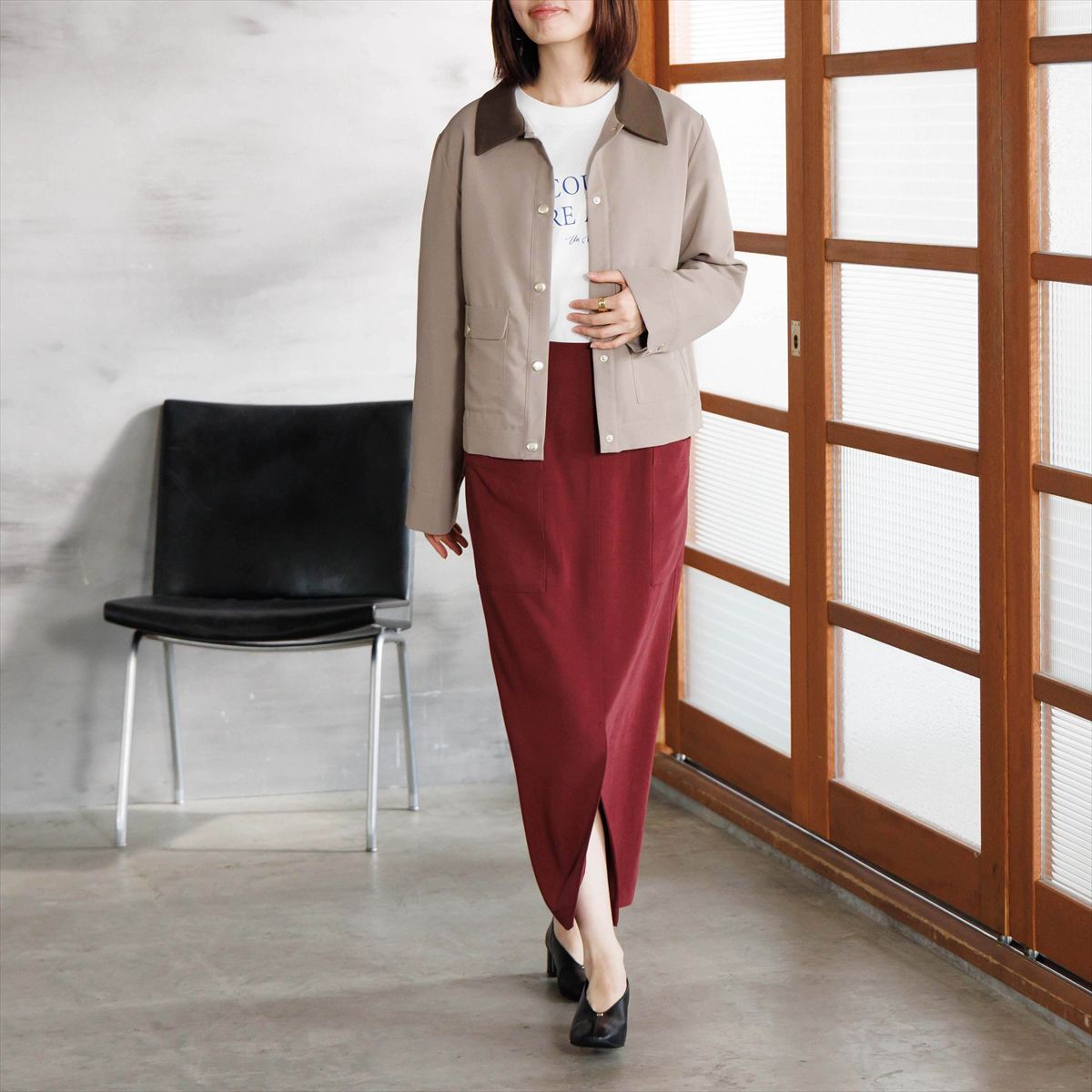 【26AW】4cmヒールメタルポイントパンプス/661325