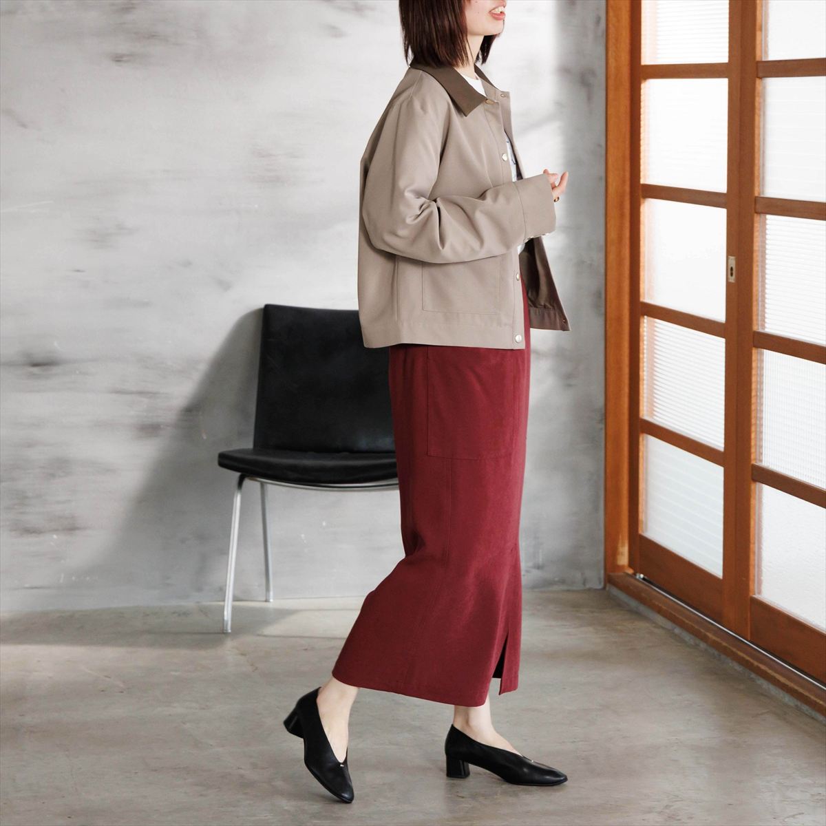 【26AW】4cmヒールメタルポイントパンプス/661325