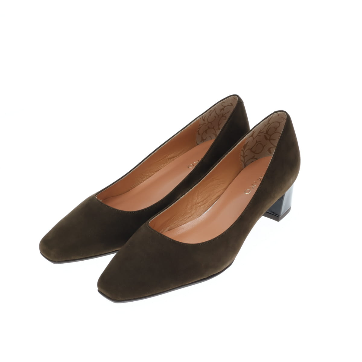 《予約／9月下旬入荷予定》【26AW】4cmヒールスクエアトゥパンプス/661326